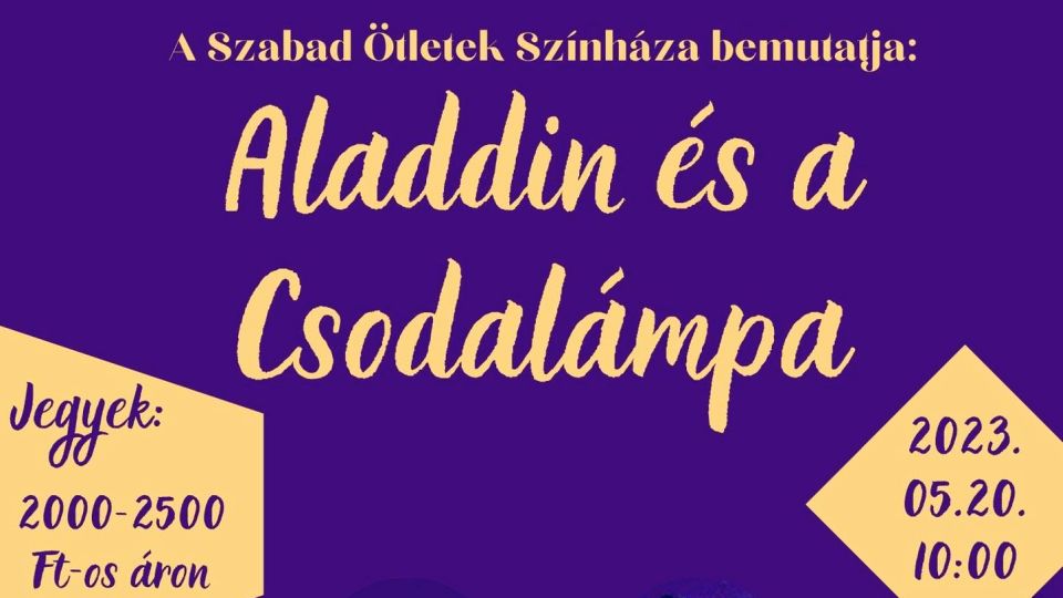 A műsort a Szabad Ötletek Színháza mutatja be.