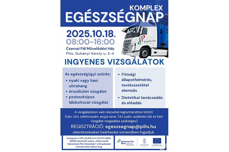 Újra ingyenes Egészségnap