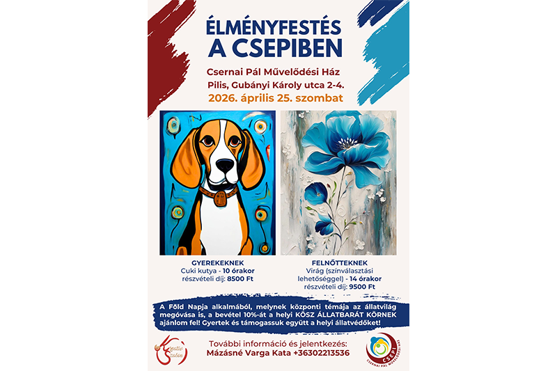 Élményfestés a Csepiben