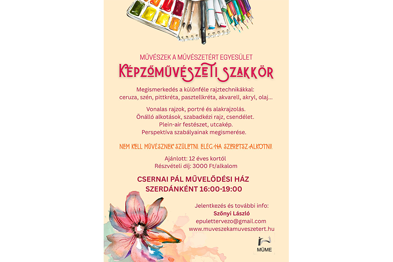 Újra indul a képzőművészeti szakkör a Csepiben!