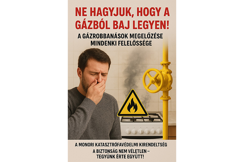 Ne hagyjuk, hogy a gázból baj legyen! 