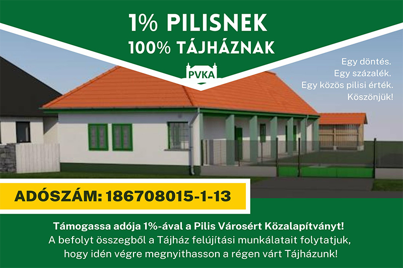 Most rajtunk a sor! Építsük meg a pilisi tájházat!