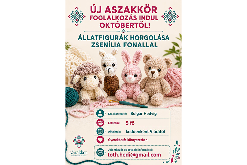 Az ASzakkör program keretein belül újabb szakkör indul októbertől!