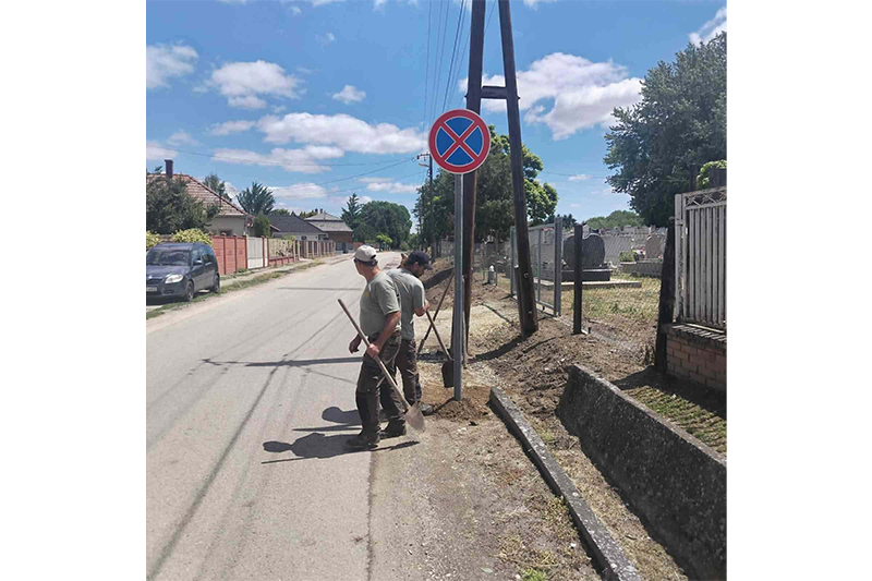 Forgalmi rend változás történt a Pándi úti temető előtti útszakaszon