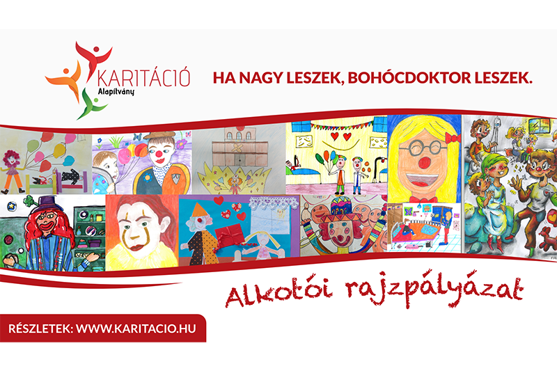 „Ha nagy leszek, Bohócdoktor leszek!” a legszínesebb rajzpályázat