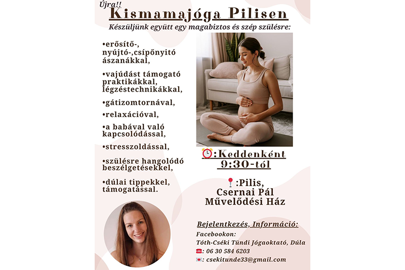 Kismamajóga Pilisen
