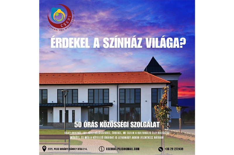 Közösségi szolgálat? Mi tudjuk a jó helyet! 