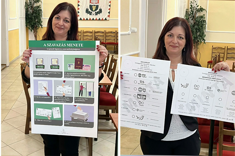 Megérkeztek a szavazólapok az április 12-ei választásra