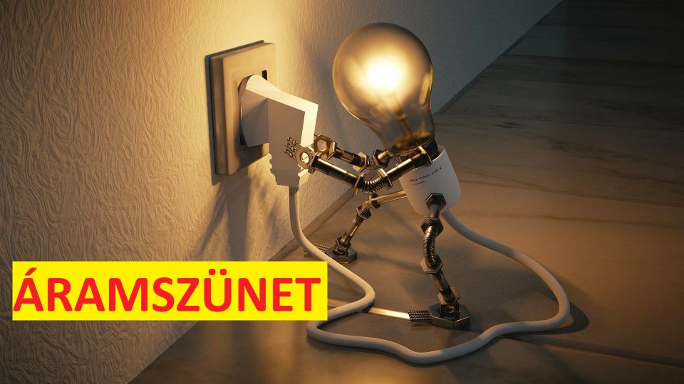 Tájékoztató áramszünetről