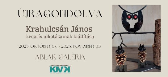 Új hónap, új kiállítás az Ablak Galériában!