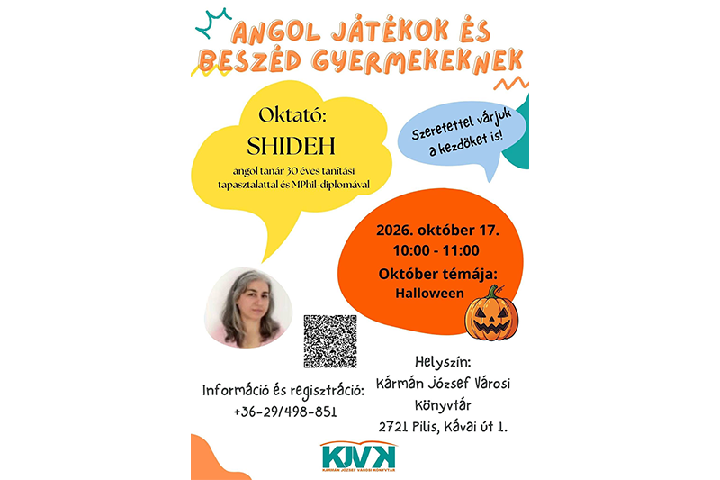Angol társalgás gyermekeknek – Halloween témában!