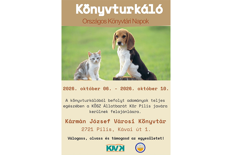 KÖNYVTURKÁLÓ A KÖNYVTÁRBAN!