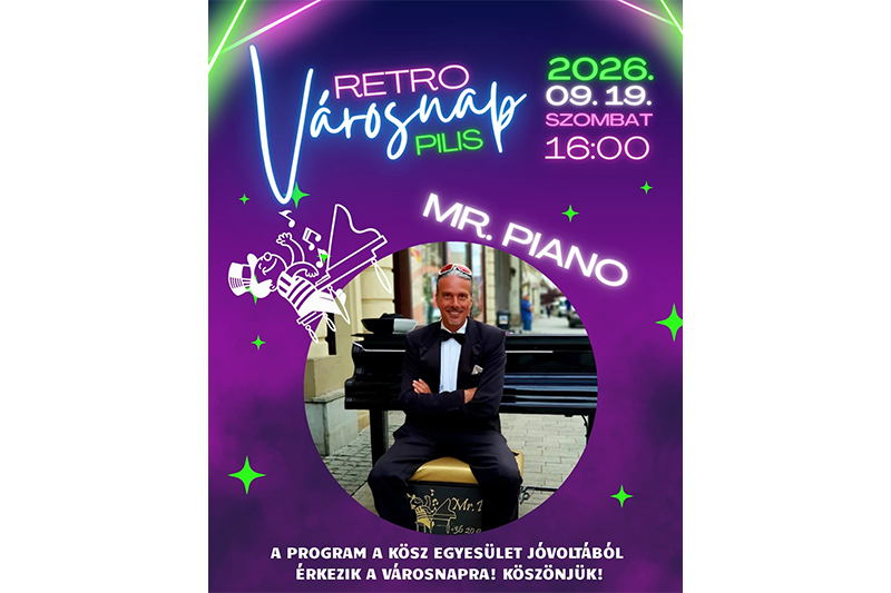 Mr. Piano a Pilisi Városnapon