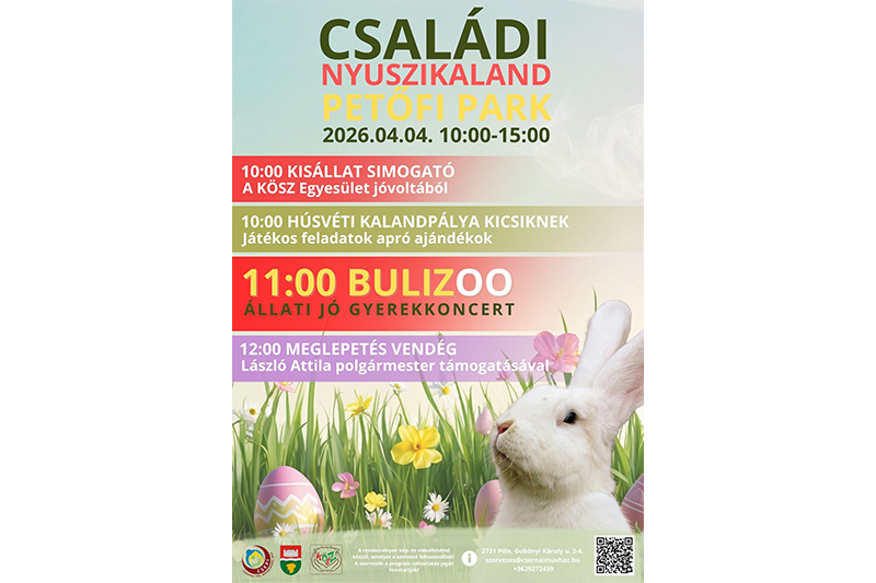 CSALÁDI NYUSZIKALAND A PETŐFI PARKBAN! 