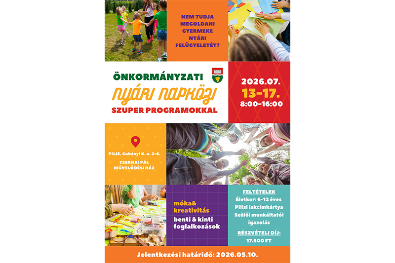 Önkormányzati Nyári Napközi 